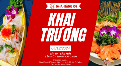 KHAI TRƯƠNG BẾP HẢI SẢN MỚI TẠI QUÁN HẢI SẢN 04