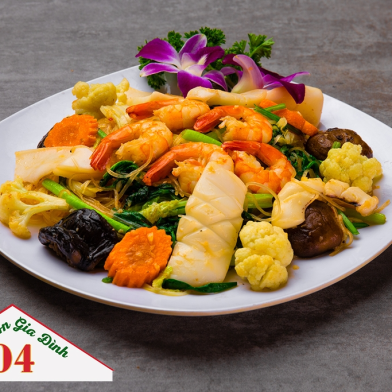 Miến Áp Chảo Hải Sản